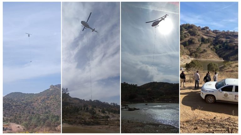 Implementa Gobierno del Estado operativo aéreo y terrestre para controlar incendio en Moris