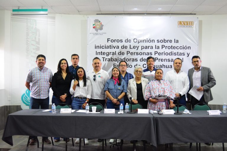 Realiza Congreso último foro sobre iniciativa de Ley para la Protección Integral de Personas Periodistas en Cuauhtémoc