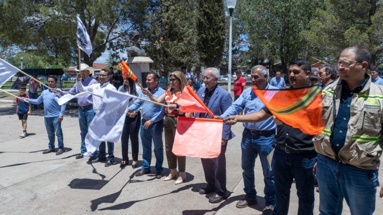 Arranca remodelación de la Plaza Principal de Anáhuac; tendrá fuentes danzarinas