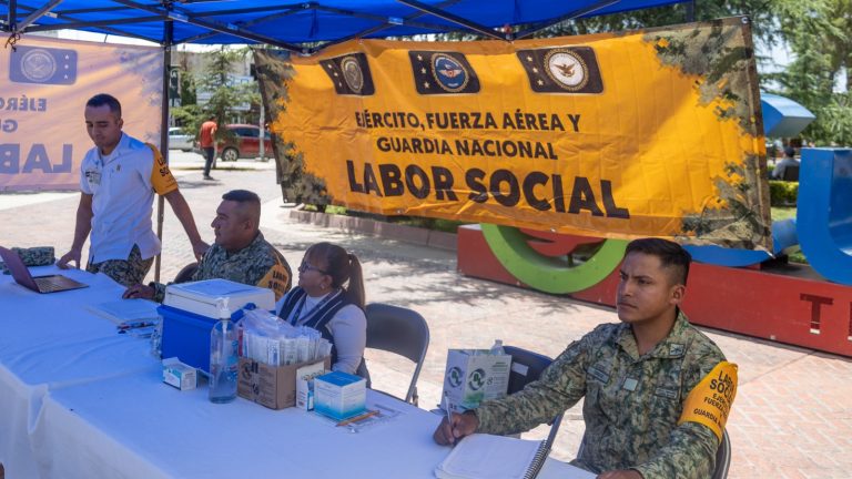 Sedena estará vacunando contra sarampión en Alsuper 3 Culturas