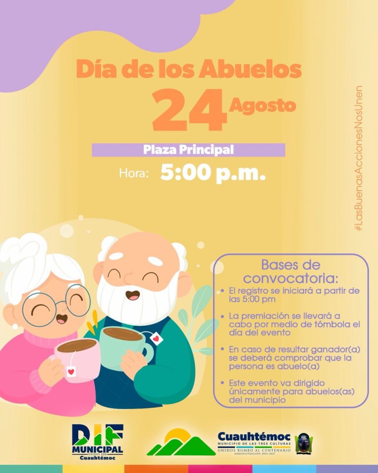 Sortearán 3 viajes a Playa del Carmen en festejo del “Día de los Abuelos”
