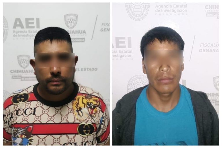 Detiene AEI a dos masculinos con órdenes de aprehensión en Madera y Bocoyna