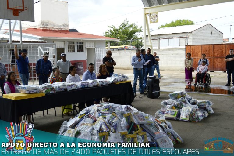 Entrega Presidencia Seccional de Álvaro Obregón útiles escolares al CREI Mártires de Chapultepec