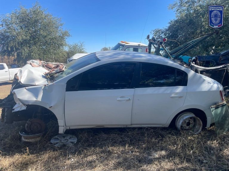 Asegura AEI en Álvaro Obregón auto con reporte de robo
