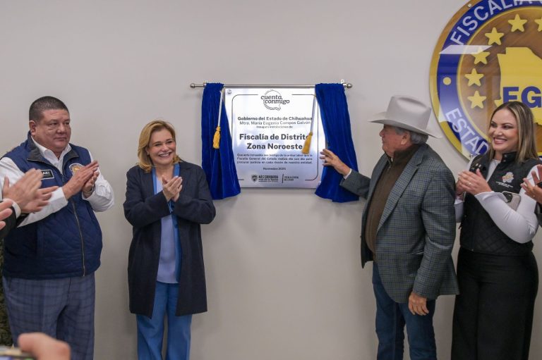 Maru Campos inaugura nuevas instalaciones de la Fiscalía de Distrito Zona Noroeste