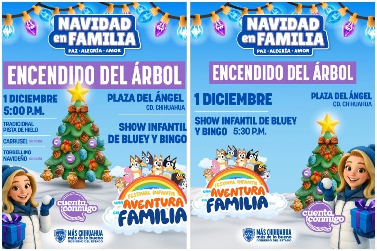 Invita Gobierno del Estado al tradicional encendido del Árbol de Navidad