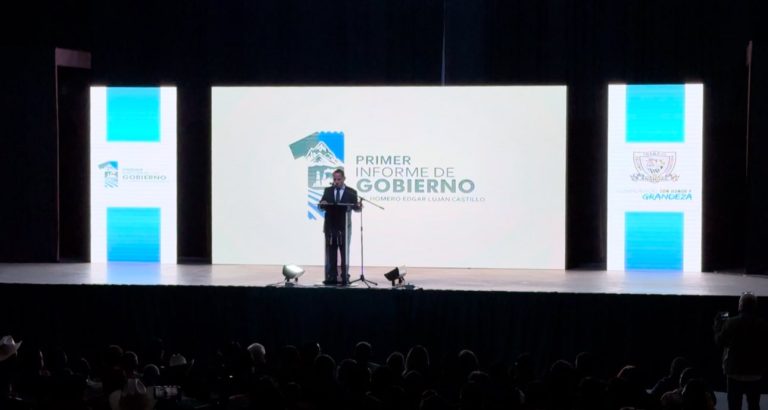 Se realizó el Primer Informe de Gobierno del Presidente Seccional de Anáhuac, Homero Luján.