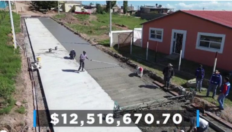 Destaca Homero Luján inversión de 12.5 MDP en pavimentación en Anáhuac