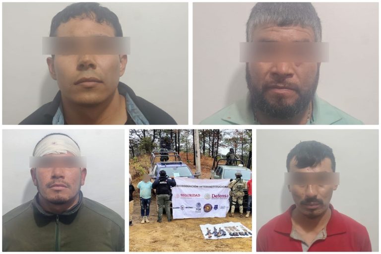 Detiene célula BOII a cuatro hombres con armas de fuego largas en Moris