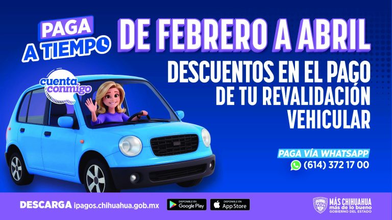 Presenta Secretaría de Hacienda descuentos en Revalidación Vehicular 2026