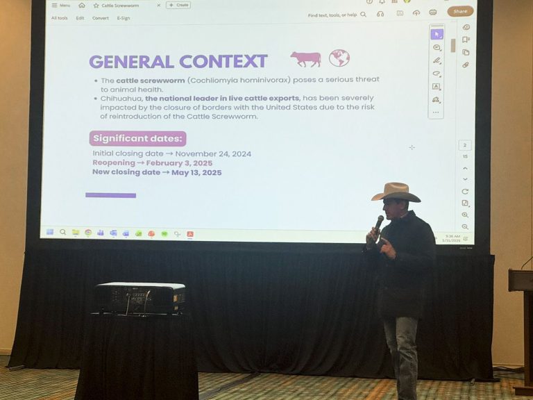 Chihuahua expone acciones contra el gusano barrenador durante reunión binacional en Tennessee