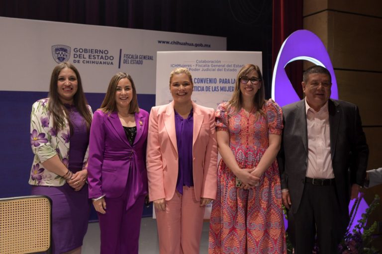 Maru Campos encabeza firma del Convenio para la paz y la justicia de las mujeres