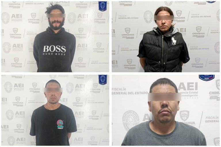 Detienen en Cuauhtémoc a tres hombres y una mujer por delitos contra la salud