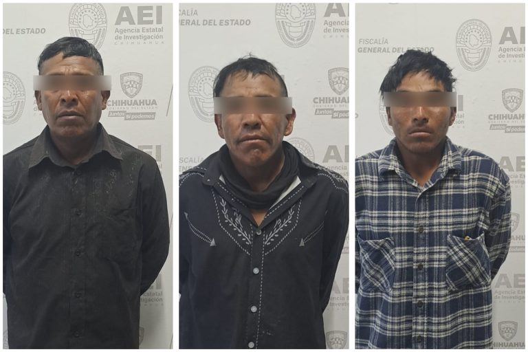 Cumplimenta AEI órdenes de aprehensión a tres hombres por el delito de desaparición de personas