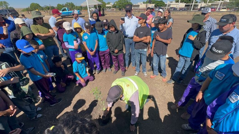 Inicia mega reforestación en el Ejido Favela del Seccional de Anáhuac