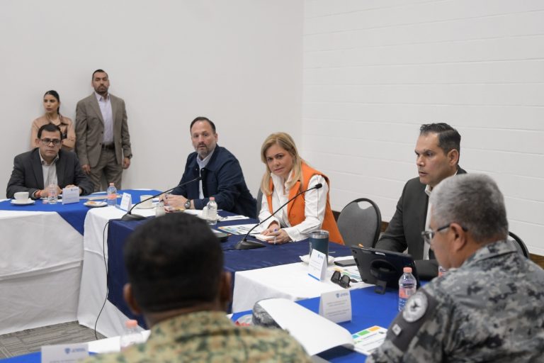 Maru Campos preside Mesa Estatal de Seguridad en ciudad Cuauhtémoc