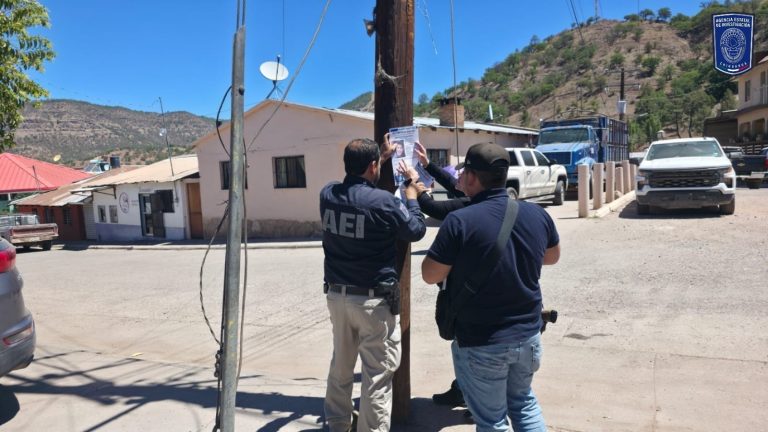 Realizan FGE Occidente acciones de búsqueda de personas desaparecidas en Urique